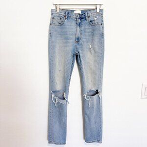 Boyish‎ Zachary High Rise Distressed Light Wash The Blue Angel Jeans Size 27
